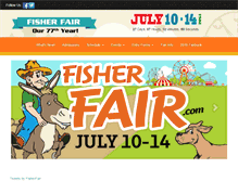 Tablet Screenshot of fisherfair.com